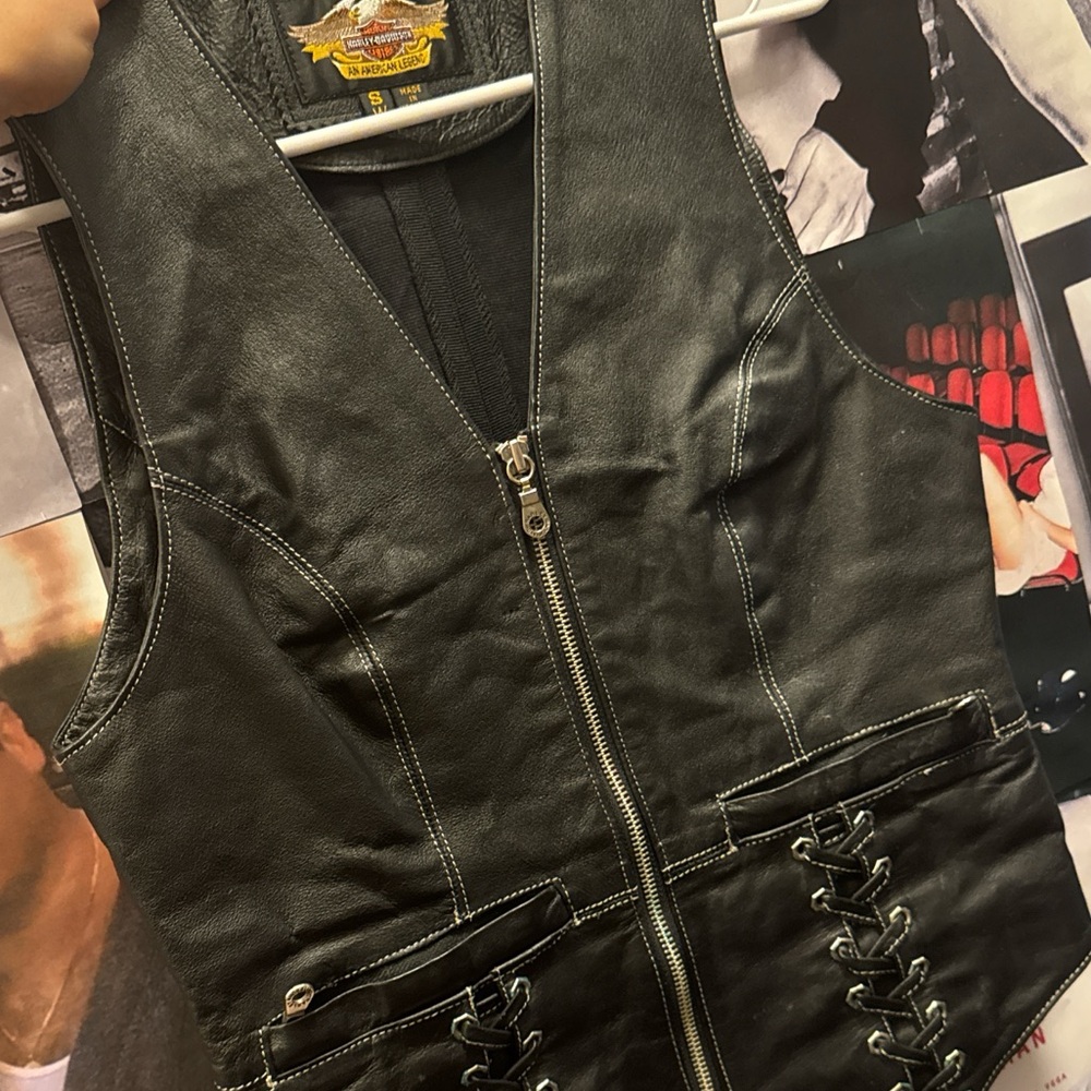 Vintage Harley Davidson Vest